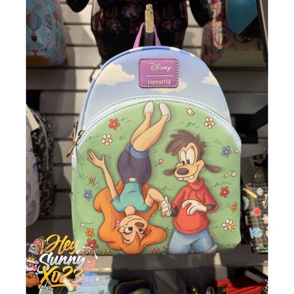 Loungefly Disney A Goofy Movie Max & Roxanne Flower Field Mini Backpack main image 3